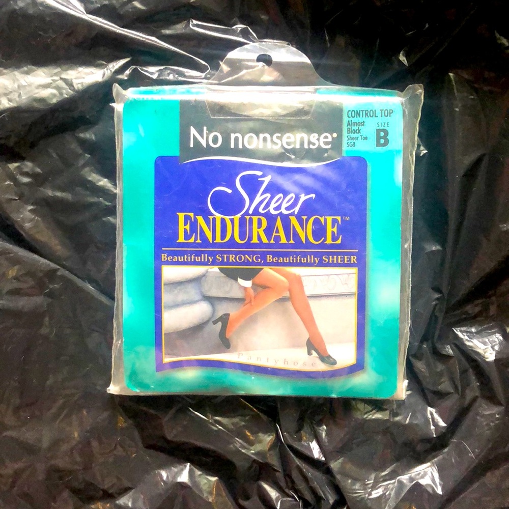 No Nonsense Sheer Endurance: Almost Black
